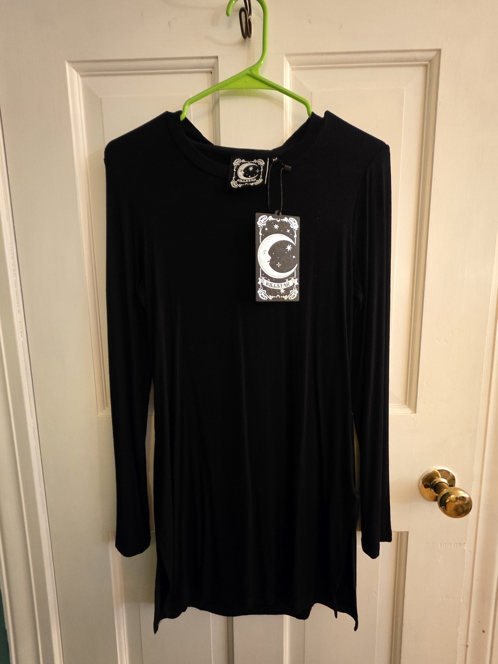 Killstar Long Sleeve Tunic with Cut-Out